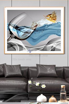 Tải file File tranh hiện đại pha lê gương KF102792 (gốc) làm file quảng cáo