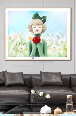 Tải file gốc File tranh hiện đại pha lê gương KF102796 dùng cho in ấn