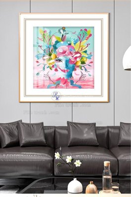 Mua file gốc File tranh hiện đại pha lê gương KF102799 (PSD) tại Filetranh.com