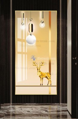 Tải file File tranh hiện đại pha lê gương KF102819 (gốc) làm tranh treo tường