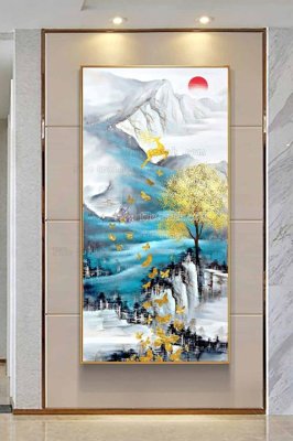 File tranh ảnh gốc File tranh hiện đại pha lê gương KF102830 dùng cho in khổ lớn