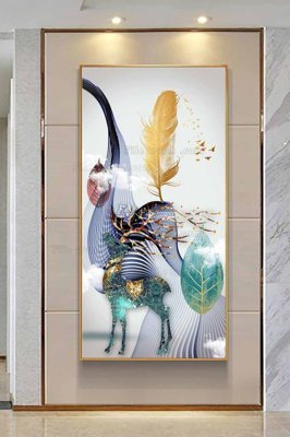 File gốc in ấn File tranh hiện đại pha lê gương KF102838 (sẵn sàng tải về)