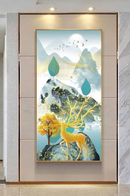 File gốc File tranh hiện đại pha lê gương KF102845 (in lụa) trang trí tường