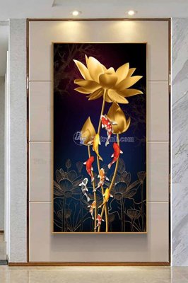 Download file tranh PSD File tranh hiện đại pha lê gương KF102856 để chỉnh sửa