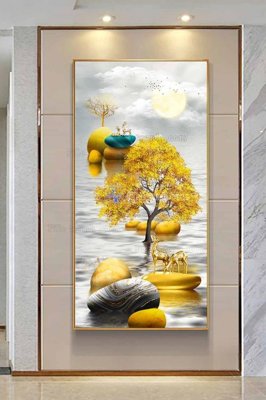 File gốc File tranh hiện đại pha lê gương KF102866 (chủ đề hiện đại) trang trí