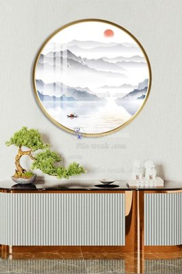 File ảnh gốc File tranh hiện đại pha lê gương KF102872 không vỡ nét