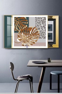 File gốc File tranh hiện đại pha lê gương KF102883 (trang trí) phòng làm việc