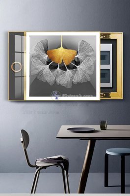 Download file gốc File tranh hiện đại pha lê gương KF102885 (in lụa) cao cấp