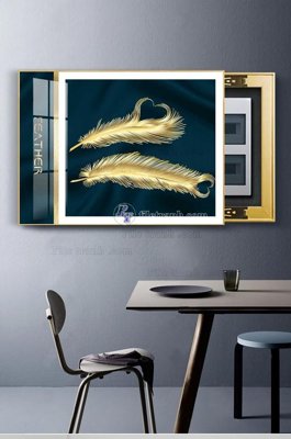 File gốc File tranh hiện đại pha lê gương KF102901 (in mica) làm quà tặng