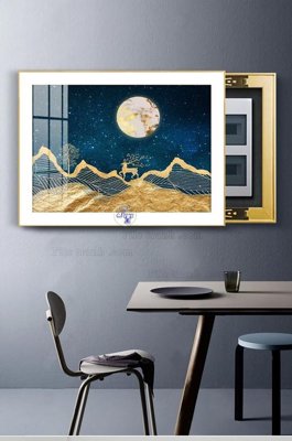 File ảnh File tranh hiện đại pha lê gương KF102908 (gốc) in Hiflex