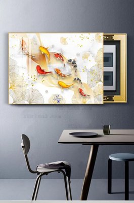 File PSD File tranh hiện đại pha lê gương KF102924 (bản gốc) độ phân giải cao