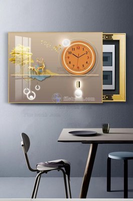 File PSD File tranh hiện đại pha lê gương KF102932 (bản gốc) dễ dàng edit