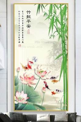 File in ấn File tranh hiện đại pha lê gương KF102975 (bản gốc) cao cấp