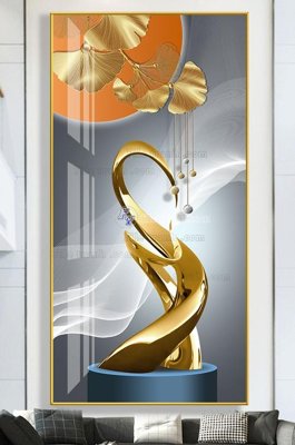 Tải file File tranh hiện đại pha lê gương KF102994 (gốc) làm tranh treo tường