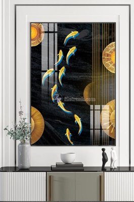 File gốc File tranh hiện đại pha lê gương KF103001 (bản quyền) cho in ấn