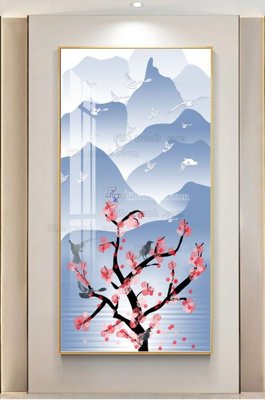 Tải file gốc File tranh hiện đại pha lê gương KF103012 (bản PSD) còn layer