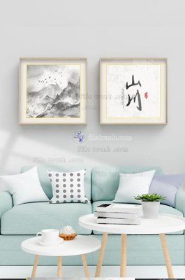 File gốc File tranh hiện đại pha lê gương KF103018 (PNG) không nền chất lượng