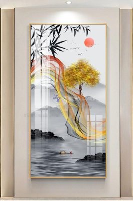 Tệp tin gốc File tranh hiện đại pha lê gương KF103031 (chất lượng cao) File tranh hiện đại pha lê gương KF103031