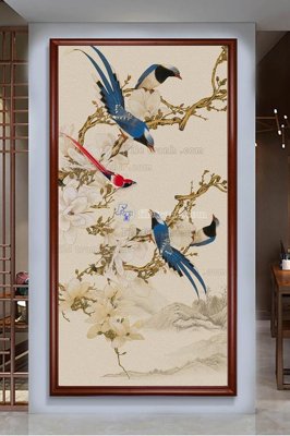 File ảnh File tranh hiện đại pha lê gương KF103042 (gốc) in PP, decal