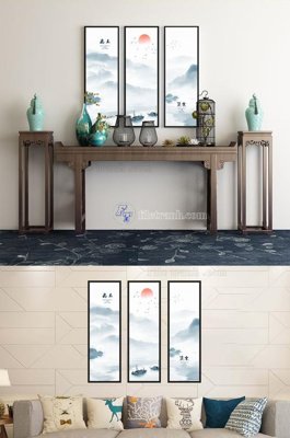 File gốc File tranh hiện đại pha lê gương KF103051 (vector) cho in ấn