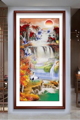 File in mica File tranh hiện đại pha lê gương KF103059 (bản gốc) sắc sảo