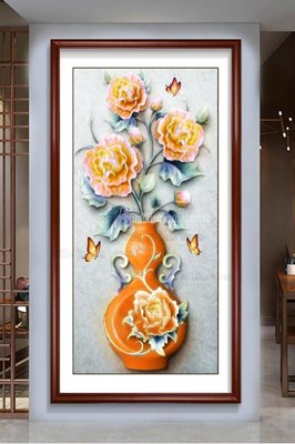 File in mica File tranh hiện đại pha lê gương KF103068 (ảnh gốc) đẹp