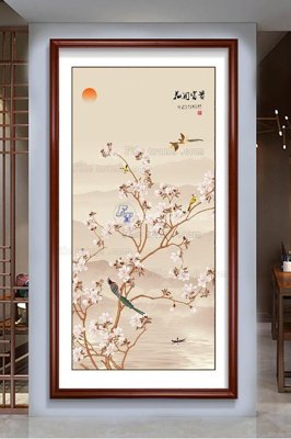 File ảnh File tranh hiện đại pha lê gương KF103074 (gốc) dùng in Pano