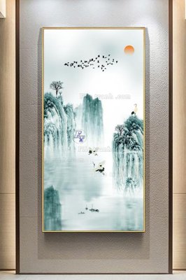 Tải file File tranh hiện đại pha lê gương KF103110 (gốc) làm file in ấn