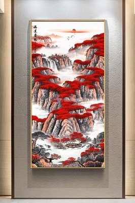 File gốc in ấn File tranh hiện đại pha lê gương KF103163 chất lượng vượt trội