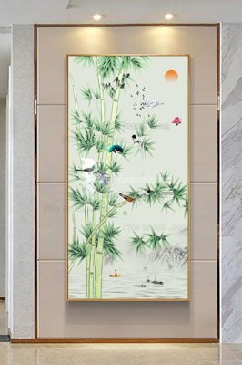 File in ấn chuyên nghiệp File tranh hiện đại pha lê gương KF103179 (file gốc)