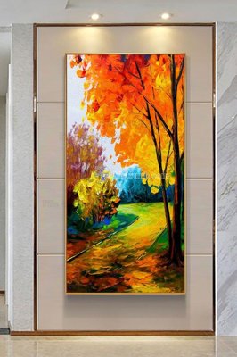 File in trần File tranh hiện đại pha lê gương KF103186 (bản gốc) 5D