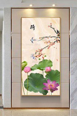 Hình ảnh file gốc File tranh hiện đại pha lê gương KF103201 cho in UV