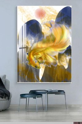 File gốc File tranh hiện đại pha lê gương KF103227 (in mica) trang trí