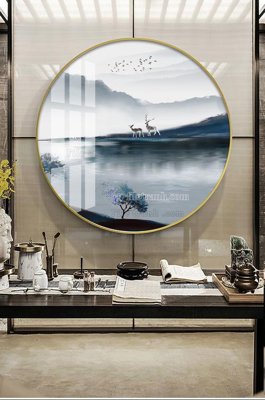 File tranh File tranh hiện đại pha lê gương KF103244 (ảnh gốc) in trần xuyên sáng