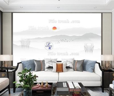 File ảnh File tranh hiện đại pha lê gương KF103259 (gốc) in PP, decal