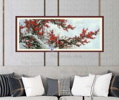 File gốc File tranh hiện đại pha lê gương KF103265 (in tráng gương) nghệ thuật