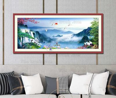 File PSD File tranh hiện đại pha lê gương KF103277 (gốc) tách lớp chi tiết