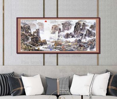 File gốc in tráng gương File tranh hiện đại pha lê gương KF103290 chi tiết