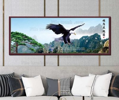 File gốc File tranh hiện đại pha lê gương KF103311 (thiết kế) cho in ấn