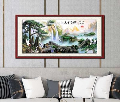 File PSD File tranh hiện đại pha lê gương KF103319 (bản gốc) cho nhà in