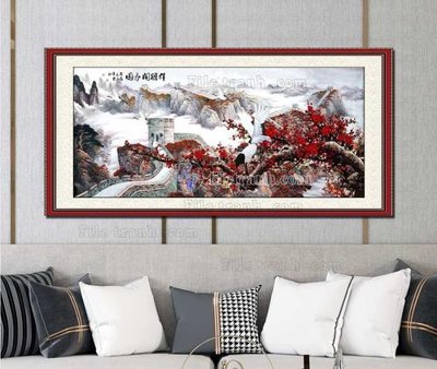 File gốc File tranh hiện đại pha lê gương KF103321 (phong cách) châu Âu