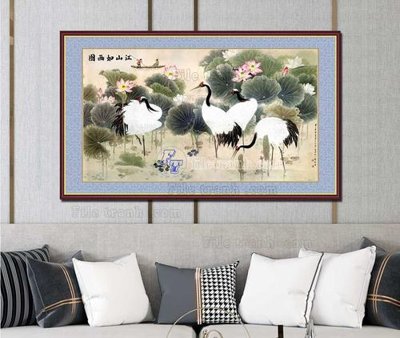 File gốc File tranh hiện đại pha lê gương KF103334 (phong cách) tối giản