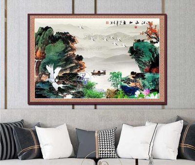 Tải file File tranh hiện đại pha lê gương KF103357 (gốc) chủ đề tôn giáo