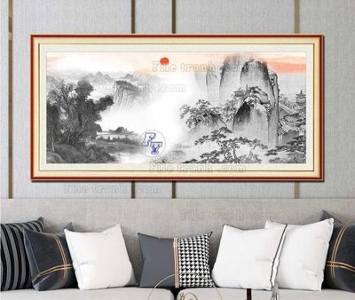 File in trần File tranh hiện đại pha lê gương KF103358 (bản gốc) trời sao