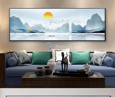 File ảnh File tranh hiện đại pha lê gương KF103369 (gốc) cho trang trí nhà hàng