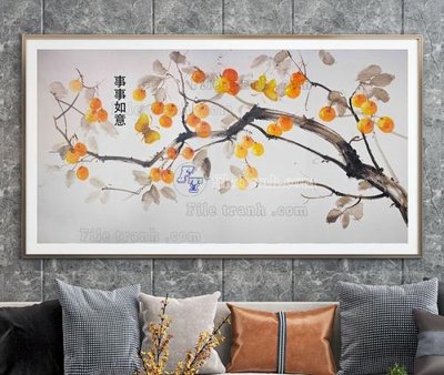 Tải file File tranh hiện đại pha lê gương KF103384 (gốc) chủ đề phong thủy