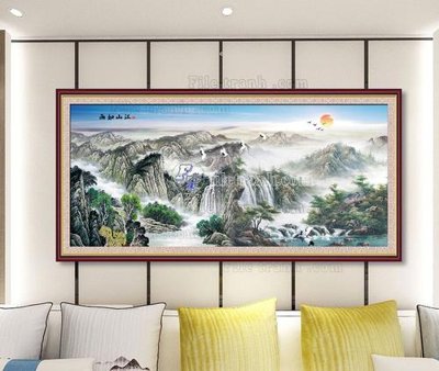 File in trần File tranh hiện đại pha lê gương KF103419 (bản gốc) trời sao