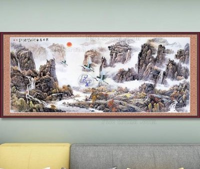 File tranh File tranh hiện đại pha lê gương KF103427 (gốc) phong cách tối giản