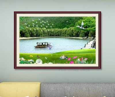 File tranh in mica File tranh hiện đại pha lê gương KF103451 (độ phân giải cao)