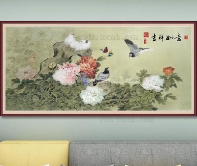 File tranh File tranh hiện đại pha lê gương KF103479 (bản gốc) treo tường